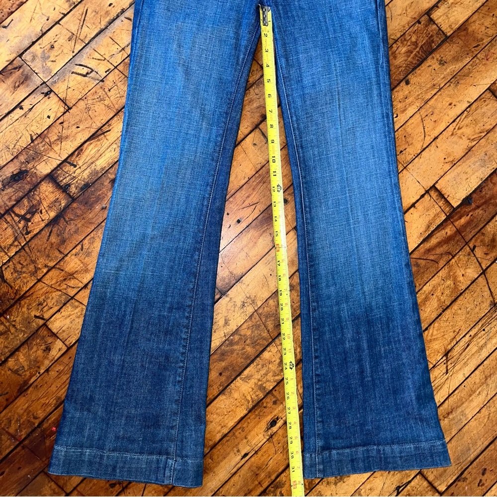 Anlo Y2K Bootcut Jeans Button Tab Flap Pocket USA 26 - Picture 4 of 7